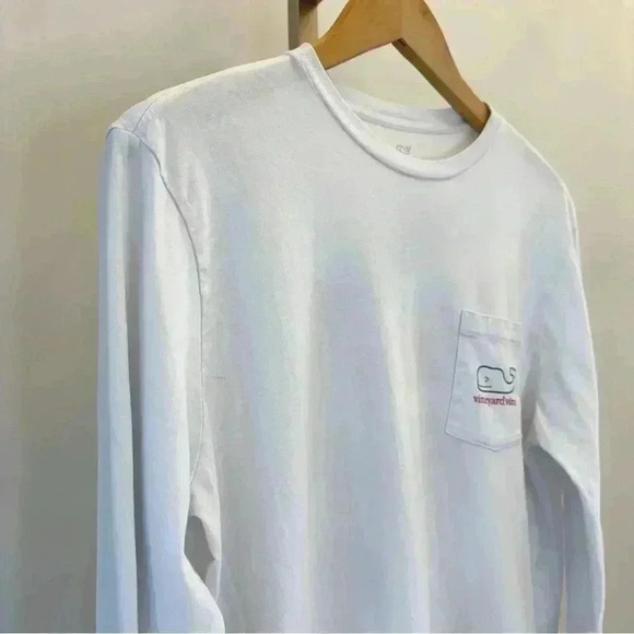 Vineyard Vines Boy’s XL White Holiday Graphic Long Sleeve T-Shirt - Picture 2 of 10